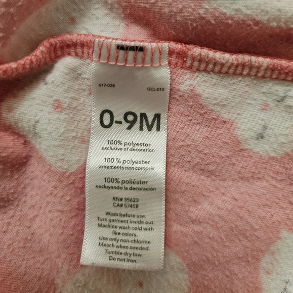 Pink Fleece Carter's Sleepsack 0-9 Months - Picture 6 of 7